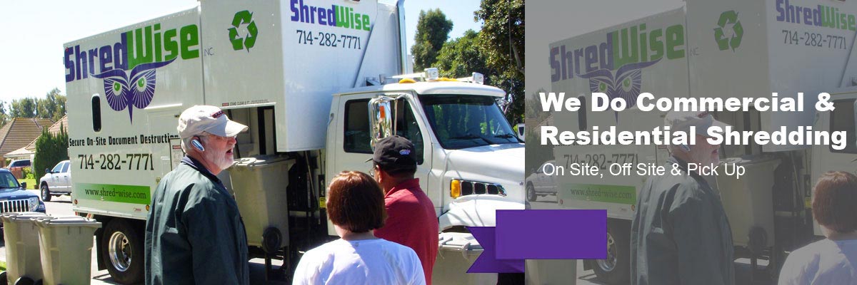 Residential Shredding Service